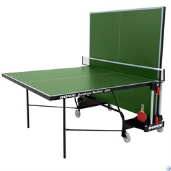 Всепогодный теннисный стол Donic Outdoor Roller 400 зеленый 230294-G - фото 156418