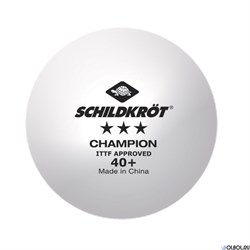 Мячики для н/тенниса DONIC Champion 3* (120 шт) 608542 - фото 156494