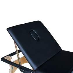 Массажный стол DFC NIRVANA, Relax Pro,  дерев. ножки, цвет черный (Black) TS3021_B1 - фото 157740