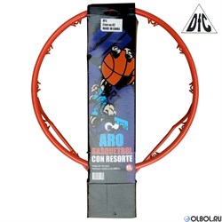 Кольцо баскетбольное DFC R1 45см (18") оранж./красное +сетка - фото 158943