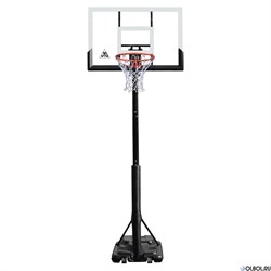 Баскетбольная мобильная стойка DFC STAND44PVC1 110x75cm ПВХ винт.регулировка - фото 159218
