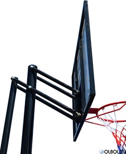 Баскетбольная мобильная стойка DFC STAND44PVC1 110x75cm ПВХ винт.регулировка - фото 159220