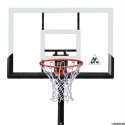Баскетбольная мобильная стойка DFC STAND44PVC1 110x75cm ПВХ винт.регулировка - фото 159222