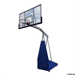 Баскетбольная мобильная стойка DFC STAND72G PRO 180x105см стекло 12мм - фото 159276