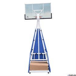 Баскетбольная мобильная стойка DFC STAND72G PRO 180x105см стекло 12мм - фото 159279
