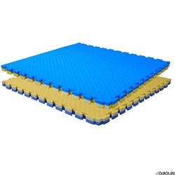 Буто-мат ППЭ-2040 (1 * 1) сине-желтый, 12284,  (1х1х0,40м) - фото 159678