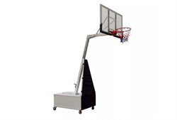 Баскетбольная мобильная стойка DFC STAND50SG 127X80CM поликарбонат - фото 159911