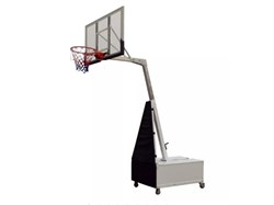 Баскетбольная мобильная стойка DFC STAND60SG 152x90CM поликарбонат - фото 159919
