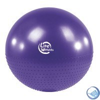 Мяч гимнастический + массажный BB010-30 (75см, с насосом, фиолетовый) - фото 160400