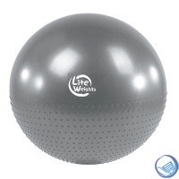 Мяч гимнастический + массажный BB010-26 (65см, с насосом, серебро) - фото 160406