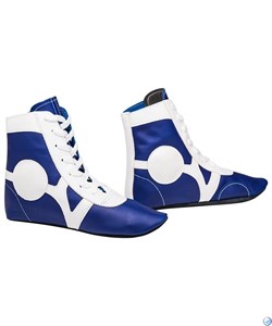 Обувь для самбо Rusco кожа, синий - фото 161403
