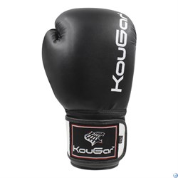 Перчатки боксерские KouGar KO400 черные - фото 161520