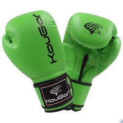 Перчатки боксерские KouGar KO500 зеленые - фото 161521