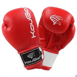 Перчатки боксерские KouGar KO200 красные - фото 161554