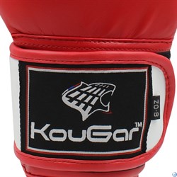 Перчатки боксерские KouGar KO200 красные - фото 161559