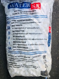 Соль таблетированная WaterSa (ВатерСа) (Таганрог)  25кг 99.7% - фото 161696