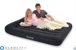 Надувной матрас Intex 64142 полуторный (без насоса)  (137х191х23) - фото 163811