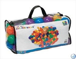 Набор шариков-мячиков для игровых центров (8см) Intex Fun Ballz Intex 49600 (100шт) - фото 164296