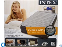 Надувная кровать Intex 67766 односпальная со встр. насосом 220В (99х191х33) - фото 164382