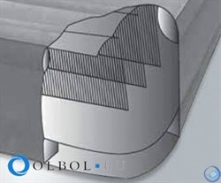 Надувная кровать Intex 67768 со встр. насосом 220В (137х191х33) - фото 164408