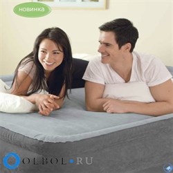 Надувная кровать Intex 67768 со встр. насосом 220В (137х191х33) - фото 164410