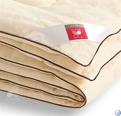 Одеяло Легкие сны Милана легкое  - 60% шерсть кашемировой козы, 40% ПЭ волокно - фото 165796