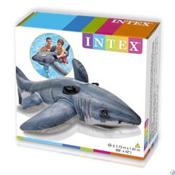 Надувная акула с ручками Intex 57525 (173x107 см) - фото 166978