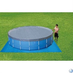 Каркасный бассейн / 488х132см / Summer Waves P20-1652-S +песочный фильт насос, лестница, тент, подстилка, набор для чистки DELUXE, скиммер - фото 167693 Каркасный бассейн / 488х132см / Summer Waves P20-1652-S +песочный фильт насос, лестница, тент, подстилка, набор для чистки DELUXE, скиммер - фото 167693