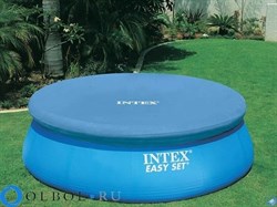 Тент для бассейна с верхним надувным кольцом 396 см Intex 28026 - фото 168073