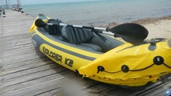 Лодка / байдарка надувная  двухместная  Intex 68307 EXPLORER K2  + насос и весла - фото 168634