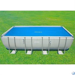 Тент солнечный прозрачный для прямоугольных бассейнов 975x488 см Intex 29030 / 28018 - фото 169627