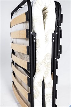Раскладушка с матрасом Аврора с рег.  подголовником (200x80x39) - фото 170138