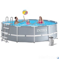 Каркасный бассейн Intex 26706 +фильтр-насос, лестница (305х100) - фото 171454