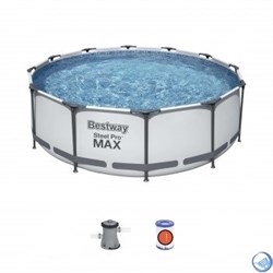 Каркасный бассейн  Steel Pro MAX Bestway 56408 +фильтр-насос (305х76 ) - фото 174505
