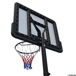 Баскетбольная мобильная стойка DFC STAND44PVC3 110x75cm ПВХ раздвиж.регулировка (STAND 4PVC3) - фото 176400