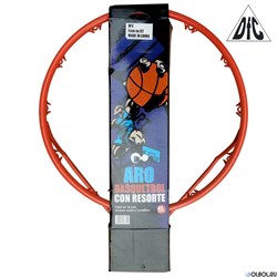 Кольцо баскетбольное DFC R2 45см (18") оранж./красное (б/крепежа и сетки) - фото 176553