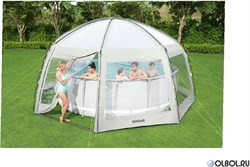 Купольный шатер (Павильон) для бассейнов Bestway 58612 (600х600х295см) - фото 177772
