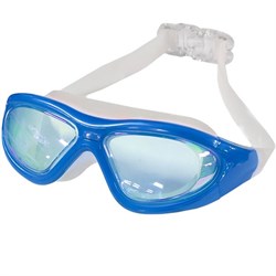 Очки для плавания взрослые полу-маска (Голубой) B31537-2 - фото 179414