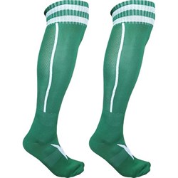 Гетры футбольные (зеленые) р.SR (взрослые) для экипировки спортивных команд C33710 - фото 179749