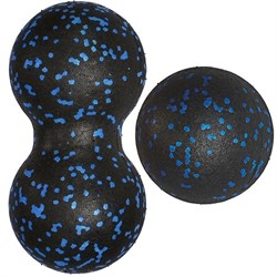 MFS-105 Набор массажных мячиков 8см + 8х16см (синий) (E33008) - фото 179805