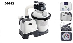 Песочный фильтр насос для бассейна (2000л/ч) Intex 26642 - фото 180437 Песочный фильтр насос для бассейна (2000л/ч) Intex 26642 - фото 180437