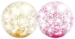 Надувной мяч Прозрачный блеск Intex 58070 , (асс. 2 цвета), 51 см - фото 180514