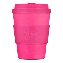 Кофейный эко-стакан 350 мл Розовый (650226) - фото 180725