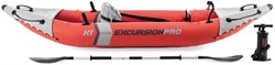 Надувная лодка / байдарка Excursion Pro K1 Intex 68303 + насос и весла (305х91 см) - фото 181212