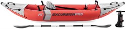 Надувная лодка / байдарка Excursion Pro K2 Intex 68309 + насос и весла (384х94см) - фото 181232