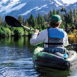 Надувная лодка / байдарка Intex 68305 Challenger k1 +насос,  весла - фото 181342
