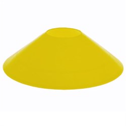 Конус фишка разметочный KRF-5 размер h-5см (желтый), пластиковый - фото 181555