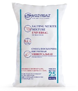 Смесь посолочно-нитритная / нитритная соль для мяса «Универсальная» мешки по 25 кг - фото 181649