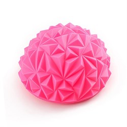 Полусфера массажная круглая надувная (розовая) (ПВХ) d-16,5см C33512-2 - фото 182641