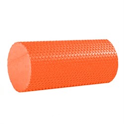 B31600-4 Ролик массажный для йоги (оранжевый) 30х15см. - фото 182666